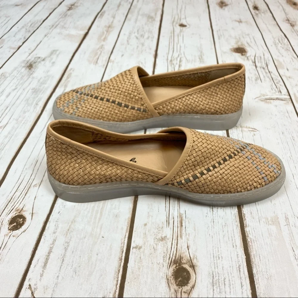 Free People Santorini‎ Slip on Woven Sneakers Sz 39